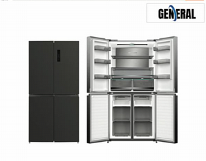 מקרר 4 דלתות General ג’נרל GE551BIX נירוסטה מושחרת מקרר 4 דלתות General ג’נרל GE551BIX נירוסטה מושחרת